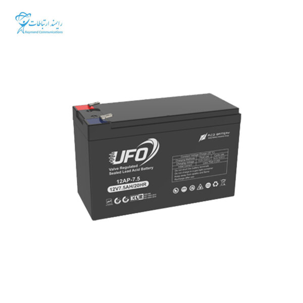 باتری یو پی اس 12ولت 7.5 آمپر یوفو UFO-12V 7.5Ah
