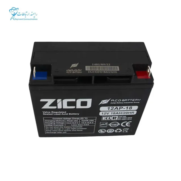 باتری یو پی اس 12ولت 18 آمپر زیکو ZICO-18Ah
