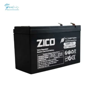 باتری یو پی اس 12ولت 7.5 آمپر زیکو ZICO-7.5Ah