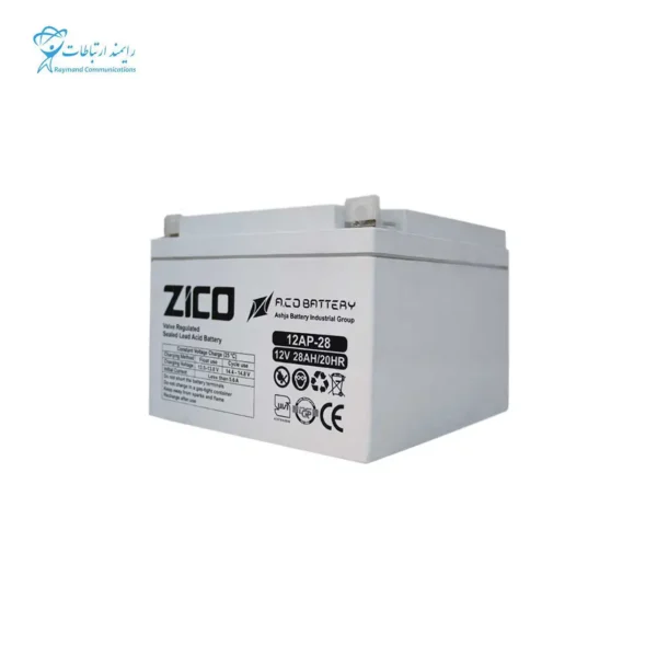 باتری ضد اشتعال یو پی اس 12ولت28 آمپر زیکو ZICO-28Ah
